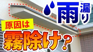 【霧除け（庇）からの雨漏り】原因とメンテナンス方法を解説！【アメピタ！】