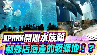 【XPARK】4樓高的水族箱滿滿鯊魚游呀游！？國王企鵝游泳超萌！｜FUN！粉好玩