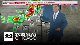 Scattered thunderstorms looming for Chicago area