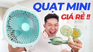 MÌNH MUA TOÀN BỘ QUẠT MINI VỀ REVIEW CHO ANHEM XEM