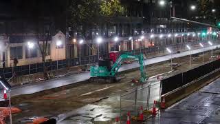 City South Tram Line Replacement - Timelapse July 2019