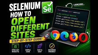 How to Open Different Websites Using Selenium Python | Beginner Tutorial 🚀