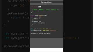 Creating Extends Class Javascript.