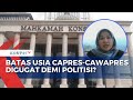 Jelang Pemilu Batas Usia Capres-Cawapres Digugat Jadi 35 Tahun, Pengamat: Kemunduran Demokrasi