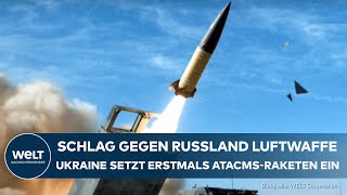 PUTINS KRIEG: Ukraine setzt erstmals US-Raketen vom Typ ATACMS ein