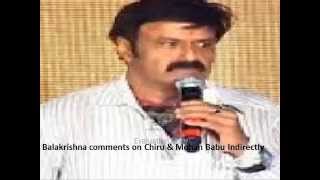 Balakrishna sensational comments on chiru & Mohan Babu - Legend Grand Success Meet
