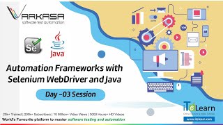 Automation Frameworks with Selenium WebDriver and Java Day -03 Session