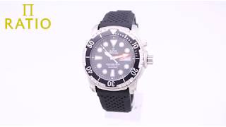 Ratio II Free Diver Helium-Safe 1000M Sapphire Automatic 1068HA90-34VA-00 Men's Watch