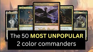 Nobody is playing these two color commanders!