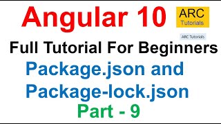 Angular 10 Tutorial #9 - Package.Json and Package-lock.json | Angular 10 Tutorial For Beginners