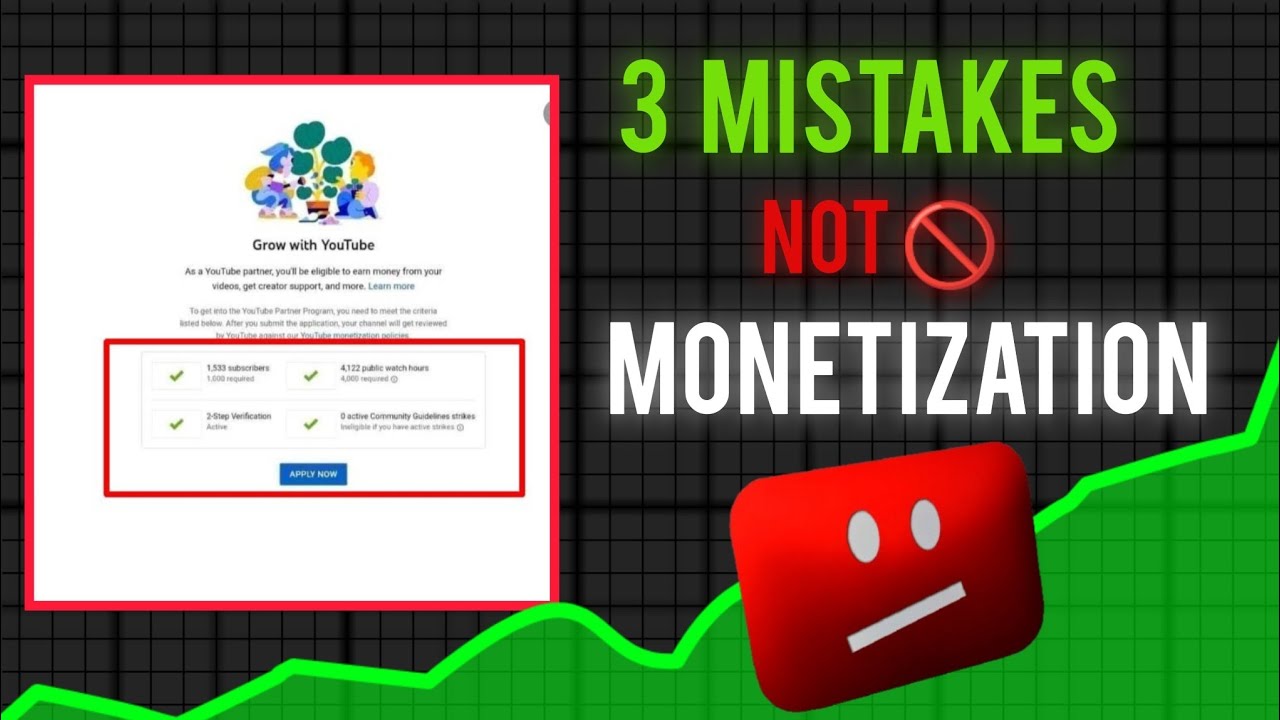 Avoid These 3 Mistakes To Monetize Your Youtube Channel рџ Youtube