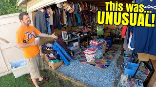 UNUSUAL GARAGE SALE EXPERIENCE
