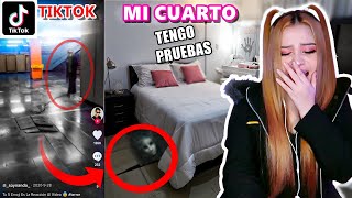 REACCIONANDO A FANTASMAS DE TIKTOK 😰 Está pasando lo mismo en MI CASA