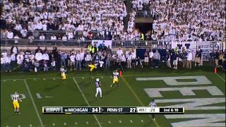 Allen Robinson Hauls in Big Pass at Michigan 1-Yard Line