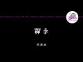 孙燕姿 《样子》 Pinyin Karaoke Version Instrumental Music 拼音卡拉OK伴奏 KTV with Pinyin Lyrics 4k