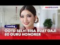 Tampil Sederhana Temani Keluarga Gibran Rakabuming, OOTD Selvi Ananda Bisa Gaji 80 Guru Honorer