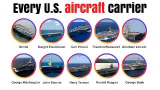 Every active U S Aircraft Carrier Explained (All 11 Supercarriers)