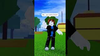 Sigma Male Gives Noob His Dream Fruit! - Blox Fruits #shorts