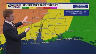 Severe Storms Possible Saturday Evening through Early Sunday: Friday Evening Forecast 12/27/2024