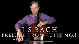 J. S. Bach G Major Prelude from Cello Suite no. 1 in SLOW TEMPO | How to play Bach on Cello