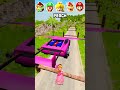 mario car jump challenge with bowser luigi princess peach super mario beamingdrive mario