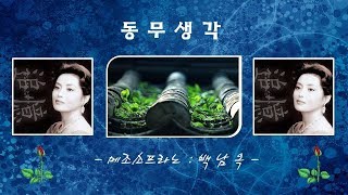 동무생각 - 메조소프라노 백남옥