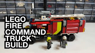 LEGO City 60374 Fire Command Truck Build