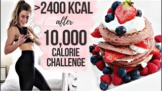 WHAT I EAT IN A DAY AFTER A 10,000 CALORIE CHEAT DAY || 2,400 calories
