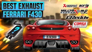 Ferrari F430 Exhaust Sound🔥Capristo,Fabspeed,Hamann,iPe,Kreissieg,Quicksilver,Tubi Style,Valvetronic