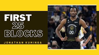 Jonathan Kuminga First 25 Blocks This Season So Far (2022-2023)