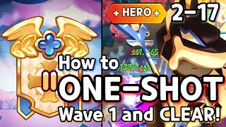 How to EASILY CLEAR Cookie Alliance 2-17 in HERO! | Cookie Run: Kingdom