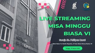 Misa Hari Minggu Biasa VI - 13 Februari 2022