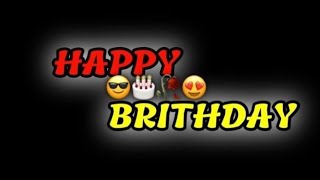 1 2 3 Happy birthday song dil ko karar aaya status black screen video #Happy_birthday #birthday