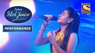 Vishal हुए Nityashree की इस Quality से Inspire | Indian Idol Junior | Performance