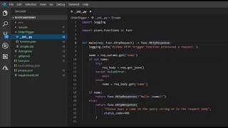 Step02 - Create a Azure function in Python on Visual Studio Code