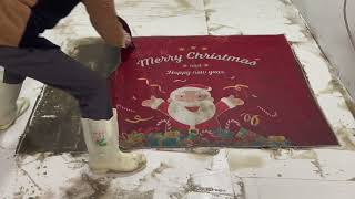 The Dirtiest Merry Christmas Rug to Welcome 2025 | See How I Cleaned It to Enjoy the New Year 2025