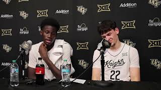 BYU 81, UCF 75: Moustapha Thiam \u0026 Nils Machowski Press Conference 🏀