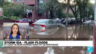 'Cleanup operations are under way' after Ida soaks Northeast US • FRANCE 24 English