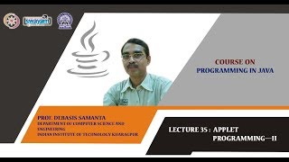 Lecture 35: Applet Programming—II