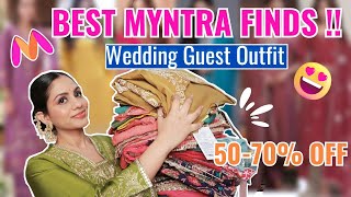 Myntra Wedding Wear Kurta sets💞Perfect For Haldi, Mehndi, Sangeet and wedding 💞 Try on haul #myntra