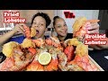 12 LOBSTER TAILS MUKBANG! | FRIED LOBSTER VS. BROILED LOBSTER