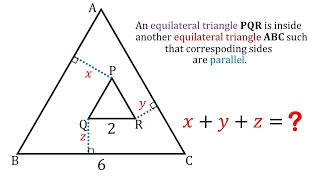 Geometry | The Viviani's Theorem | How to solve this?