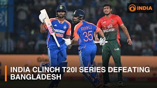 India clinch T20I series defeating Bangladesh