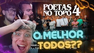 (AMASSARAM!!!) REACT A Poetas no Topo 4 -Jotapê, Cesar, Dk47, Leall, Don L, Ajuliacosta, MajorRD...