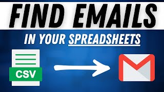 How To Find And Validate Emails From Google Sheets (in seconds!)