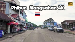 [4K] 🇹🇭 Driving through Phibun Mangsahan, Ubon Ratchathani, Thailand 2024 ( Countryside )