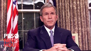 WATCH: President George W. Bush's address to the nation after September 11, 2001