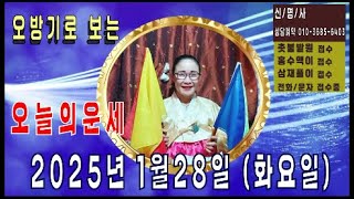 오방기로 보는2025년1월28일(화요일)  오늘의운세    \