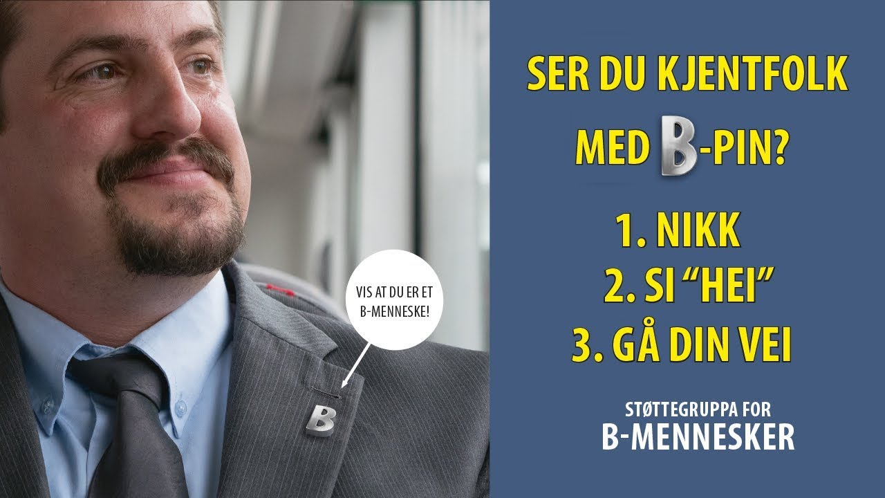 Støttegruppa For B-mennesker: Er Du Et A-menneske? - YouTube