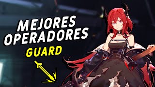 Mejores Operadores - Guard | Guía Arknights en español